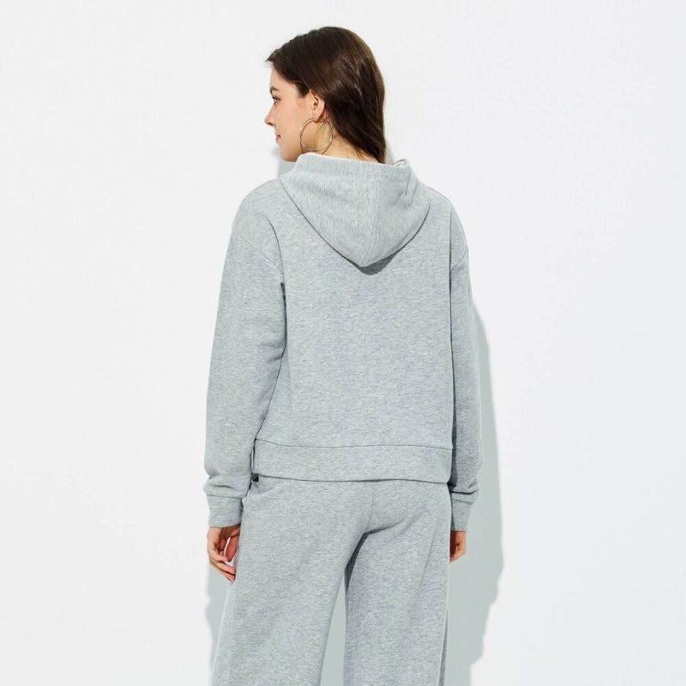 Wild Fable - Women's Oversized Hoodie - Wild Fable Gray L Gray - Picture 2 of 4